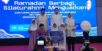 HIPMI Jakarta Timur Gelar Santunan Anak Yatim dan Wakaf Al-Qur'an 