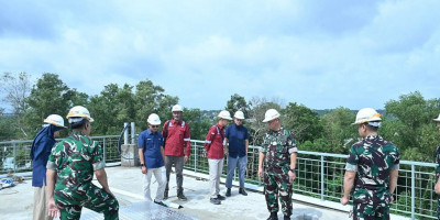Perkuat Sistem Pertahanan Udara, Askomlek Kasau Tinjau Pembangunan Satuan Radar Banjarbaru