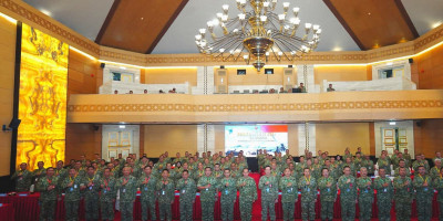 Aslog Pangkormar Ikuti Rakorlog TNI TA 2026