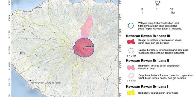 Aktivitas Gunung Tambora Naik ke Level Waspada