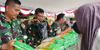 Kodim 1710/Mimika Gelar Bazar Ramadhan Sambut Idul Fitri 1447 H