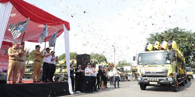 388 Motor Pemudik Diberangkatkan dari Terminal Pulogadung Lewat Program Mudik Gratis 