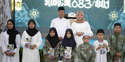 Hangatnya Ramadhan di Makorem 083/Bdj, Prajurit dan Anak Yatim Berbagi Kebahagiaan dalam Satu Momen