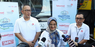 TelkomGroup Lepas Ribuan Pemudik Rayakan Lebaran di Kampung Halaman