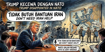 Bilangnya Tak Butuh NATO, Trump Malah Kesal Saat NATO Diam