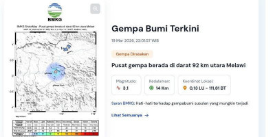 Gempa Guncang Melawi, Mungkinkah Sejarah Gempa Besar Kalimantan Terulang?