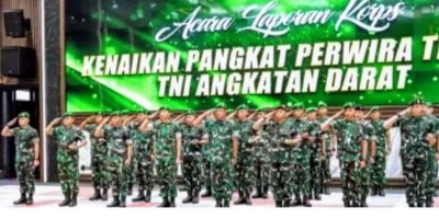 KSAD Naikkan Pangkat 28 Jenderal TNI AD, Tekankan Kinerja dan Integritas