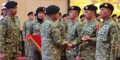 Pelantikan Kaster TNI dan Laporan Korps Kenaikan Pangkat Pati TNI