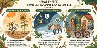 Hemat Energi? Hewan dan Tanaman Juga Paham, Kok