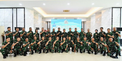 Wadan Pusterad Pimpin Laporan Korps Kenaikan Pangkat Prajurit