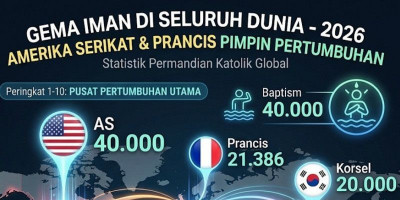 Ratusan Ribu Masuk Katolik di 2026, Tahun Kebangkitan Iman