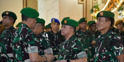 Tongkat Komando Korem 083/Baladhika Jaya Berpindah, Dari Kepemimpinan Penuh Dedikasi Menuju Energi Baru Pengabdian