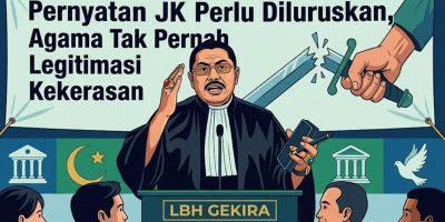 Pernyataan JK Dikritik, LBH Gekira Luruskan Perspektif Hukum dan Gereja