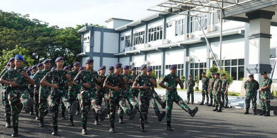 Tingkatkan Profesionalisme Prajurit, Kodaeral XIV Sorong Gelar Latihan Uji Terampil Glagaspur 