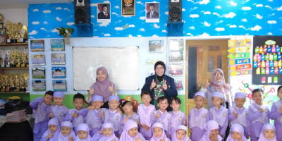 Hangatnya Silaturahmi Pelda (W) Hani Hadiyati Bersama PAUDQU Nurul Huda Kabupaten Bandung