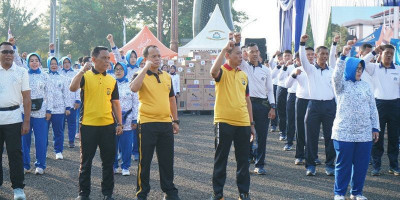 HUT ke-80 Puspomal Diwarnai Olahraga Bersama dan Panggung Prajurit