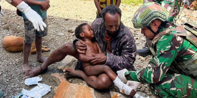 OPM Brutal, Tiga Warga Distrik Sinak Terluka, Dievakuasi dengan Bantuan TNI dan Warga