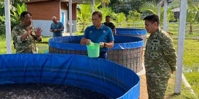 Komadan Kodaeral XIV Laksanakan Pengecekan Ketahanan Pangan