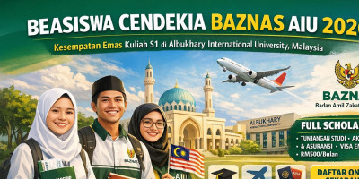 BAZNAS Buka Beasiswa AIU 2026