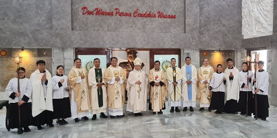 Uskup Bandung Pimpin Misa Paskah di Seskoad