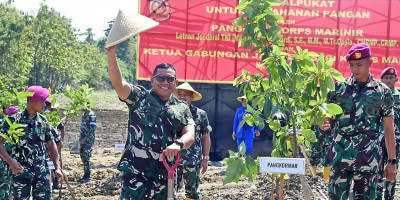 Pangkormar Pimpin Penanaman Perdana Pohon Alpukat Dan Jambu Air