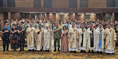 Paskah di Seskoad, Uskup Soroti Pentingnya Asupan Rohani