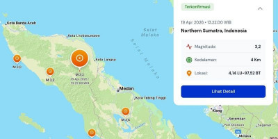 Gempa Guncang Sumatra Utara, Kedalaman Dangkal