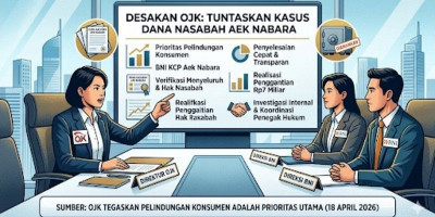 OJK Desak BNI Tuntaskan Kasus Dana Nasabah Aek Nabara