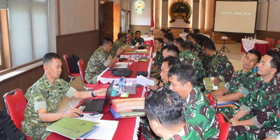 Perkuat Akuntabilitas, Korem 083/Bdj Terima Audit Itdam V/Brawijaya