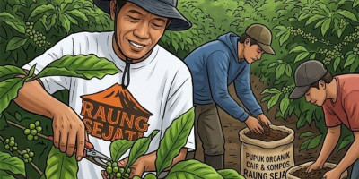 Lereng Gunung Raung: Petani Intensifkan Perawatan Pasca-Reforestasi
