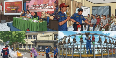 Pertamina EP Latih 207 Warga Tarakan Antisipasi Kebakaran