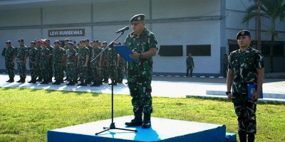 Kodaeral XIV Gelar Upacara Bendera 17-an Bulan April  2026
