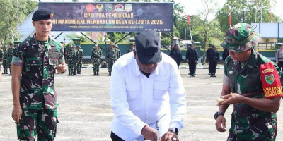 Bupati Mimika Buka TMMD Reguler Ke-128 Kodim 1710/Mimika, Kampung Keakwa Jadi Sasaran Utama