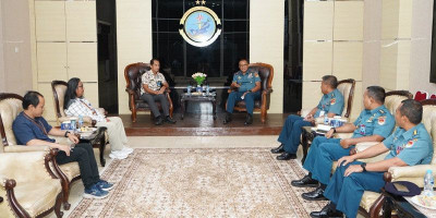 Komandan Kodaeral XIV Menerima Kunjungan Kerja Kepala KPPN Sorong