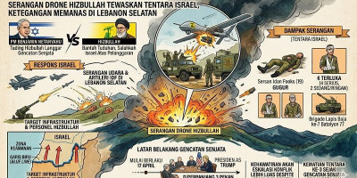 Serangan Drone Hizbullah Tewaskan Tentara Israel