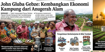 John Gluba Gebze: Kembangkan Ekonomi Kampung dari Anugerah Alam