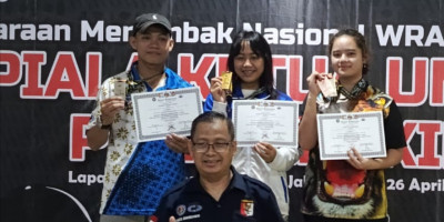 Clarisa Azalia dan Aurellia Cassandra Raih Emas Kejurnas Menembak PB Perbakin 2026
