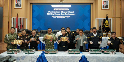 Bea Cukai Gagalkan Ekspor Emas Ilegal Rp502 Miliar di Halim