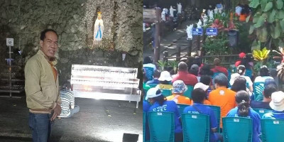 Hari Pertama Bulan Rosario, Gua Maria Bukit Kanada Dipadati Umat