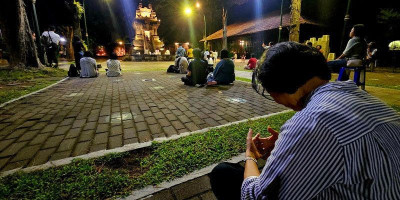 Candi Hati Kudus Yesus Ganjuran Jadi Destinasi Ziarah Umat dari Berbagai Daerah
