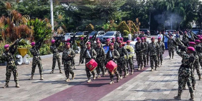 Almarhum Mayjen TNI Mar (Purn.) A. Faridz Washington Dimakamkan di TMP Kalibata