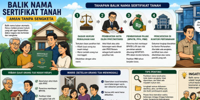 Balik Nama Sertifikat Tanah Aman Tanpa Sengketa