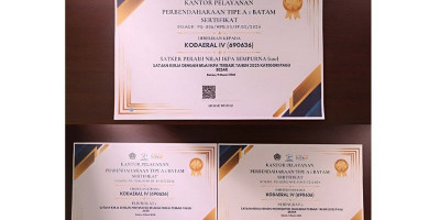 Kodaeral IV Borong 3 Penghargaan Kinerja Anggaran dari KPPN Batam