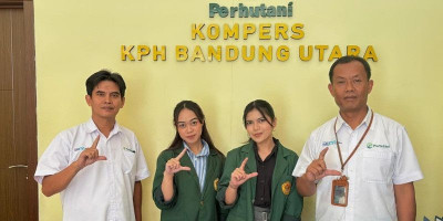 Perhutani Bandung Utara Tuntaskan PKL Mahasiswi UNPAS