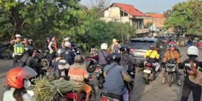 Kasat Lantas Jakut Kendalikan Arus Lalin di BKT