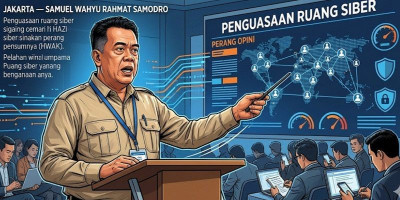 Samuel Wahyu Rahmat Samodro Soroti Pentingnya Penguasaan Ruang Siber