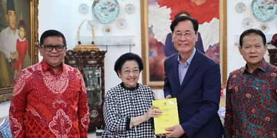 Bahas Reunifikasi Korea, Penasihat Presiden Korsel Bertemu Megawati Soekarnoputri