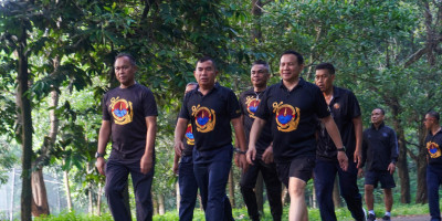 Jalin Kebersmaan Sahli Kormar Laksanakan Olahraga Bersama