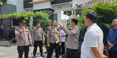 Kapolres Erick Tinjau Lokasi Kebakaran Mematikan di Sunter Agung