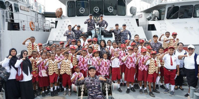 Pelajar SDN 13 Sorong Ingin Jadi Prajurit TNI AL